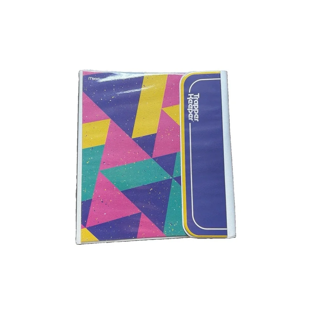 Mead Retro 80s Trapper Keeper Colorblock 3 Ring Binder – Original Design